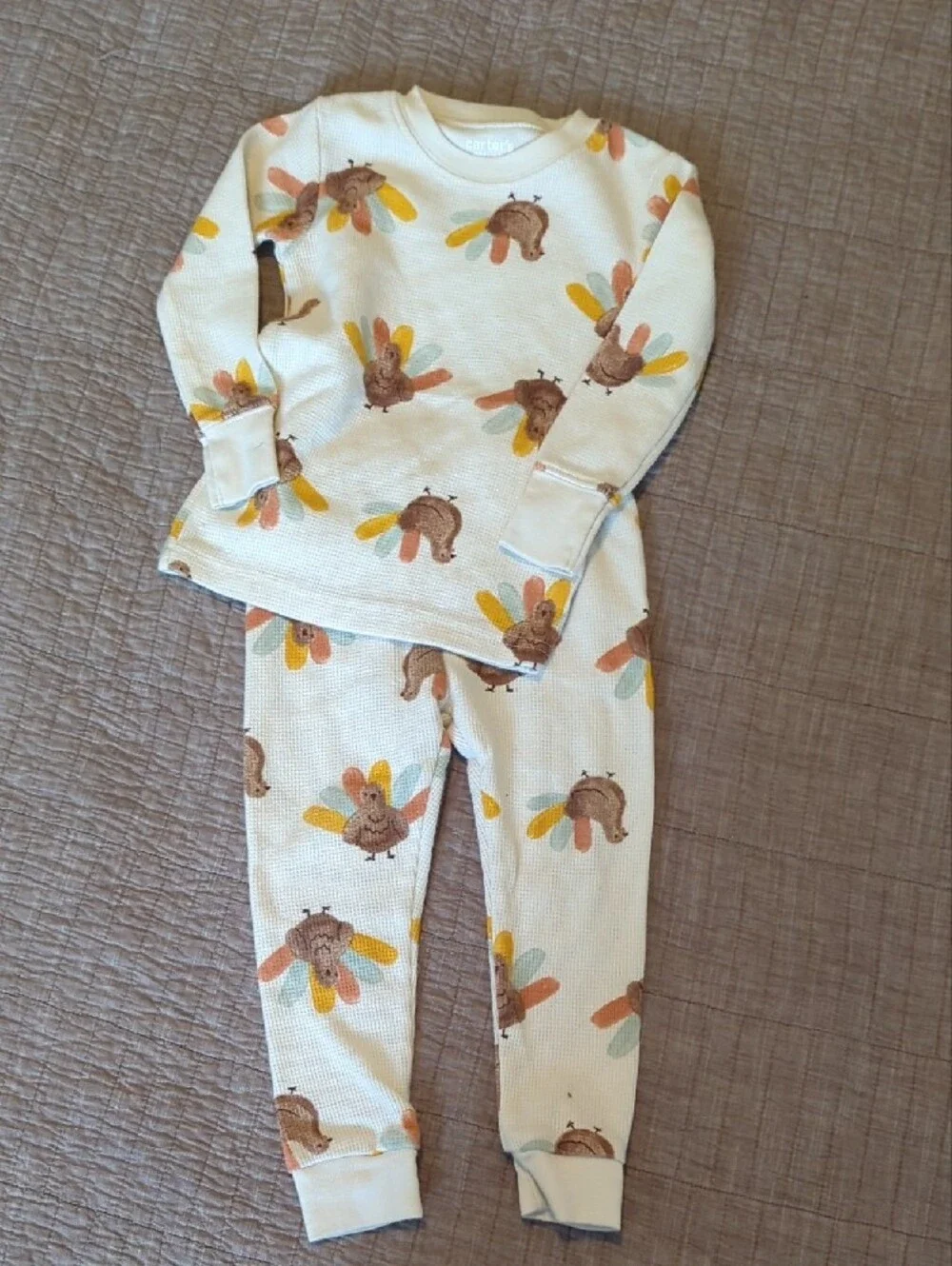 18 Months Fall Outfits - Halloween pj's, Thanksgiving PJ's & Tulle Dress